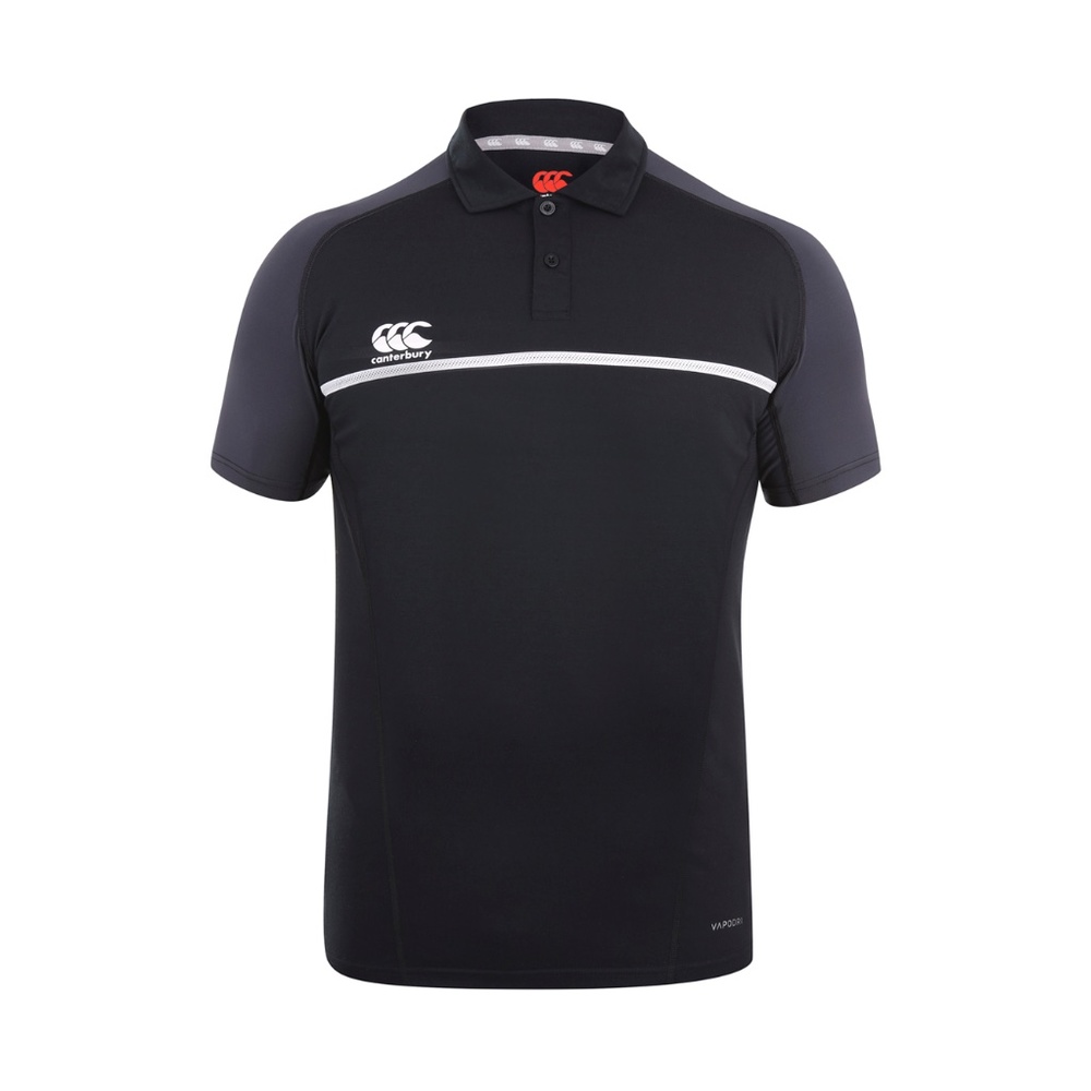 Canterbury Pro Polo Black/White